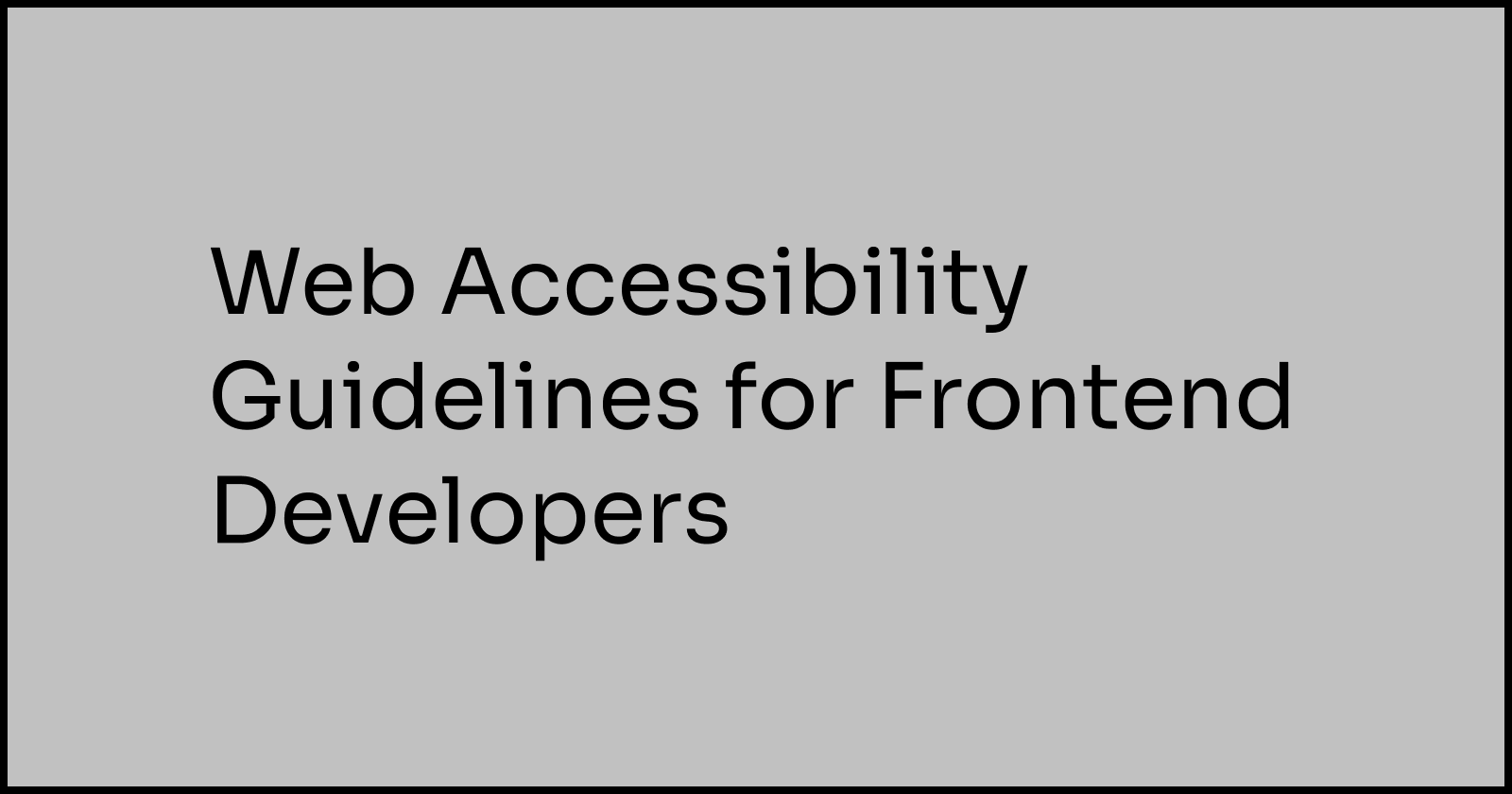 Accessibility blogpost header