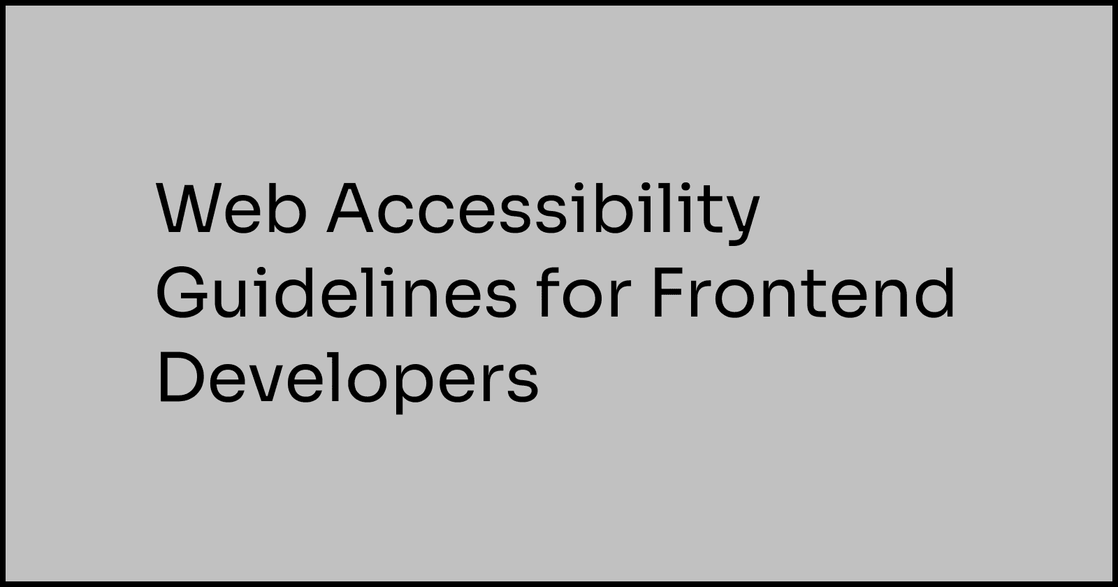 Accessibility blogpost header