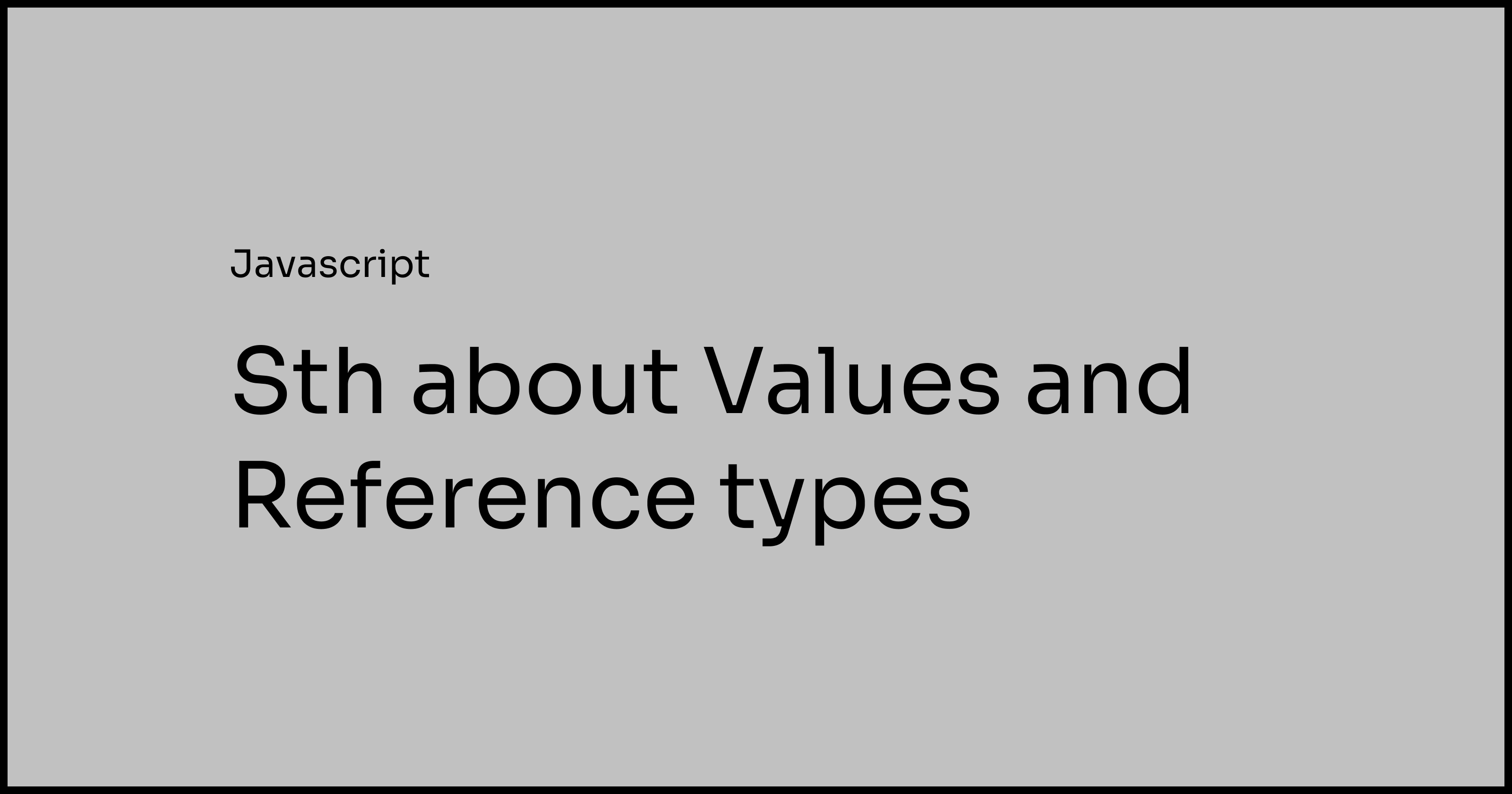 header for value and reference types
